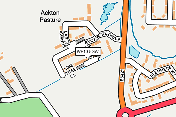 WF10 5GW map - OS OpenMap – Local (Ordnance Survey) WF10 5GW map - OS OpenMap – Local (Ordnance Survey)