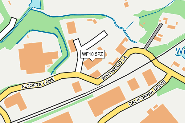 WF10 5PZ map - OS OpenMap – Local (Ordnance Survey) WF10 5PZ map - OS OpenMap – Local (Ordnance Survey)