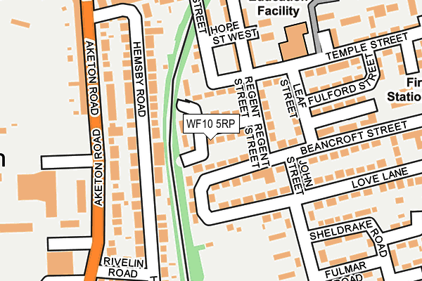 WF10 5RP map - OS OpenMap – Local (Ordnance Survey) WF10 5RP map - OS OpenMap – Local (Ordnance Survey)