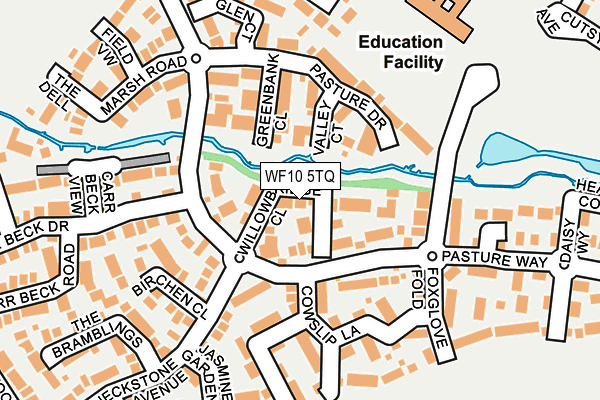 WF10 5TQ map - OS OpenMap – Local (Ordnance Survey) WF10 5TQ map - OS OpenMap – Local (Ordnance Survey)