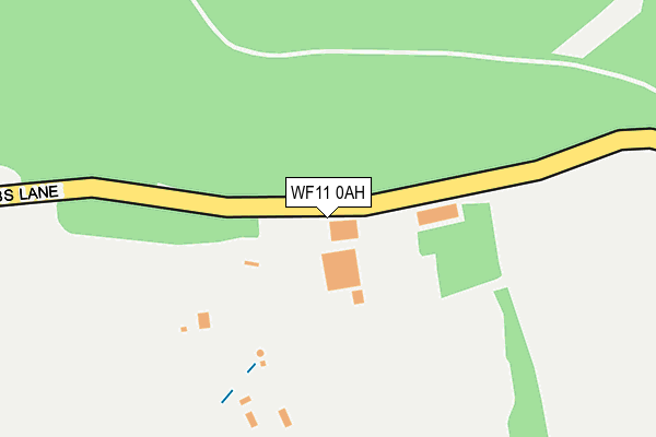 WF11 0AH map - OS OpenMap – Local (Ordnance Survey) WF11 0AH map - OS OpenMap – Local (Ordnance Survey)