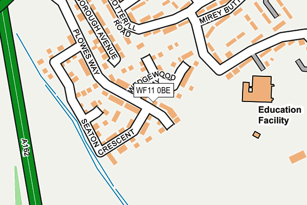 WF11 0BE map - OS OpenMap – Local (Ordnance Survey) WF11 0BE map - OS OpenMap – Local (Ordnance Survey)
