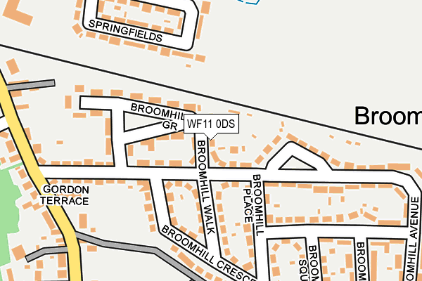 WF11 0DS map - OS OpenMap – Local (Ordnance Survey) WF11 0DS map - OS OpenMap – Local (Ordnance Survey)