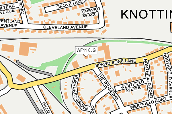 WF11 0JG map - OS OpenMap – Local (Ordnance Survey) WF11 0JG map - OS OpenMap – Local (Ordnance Survey)