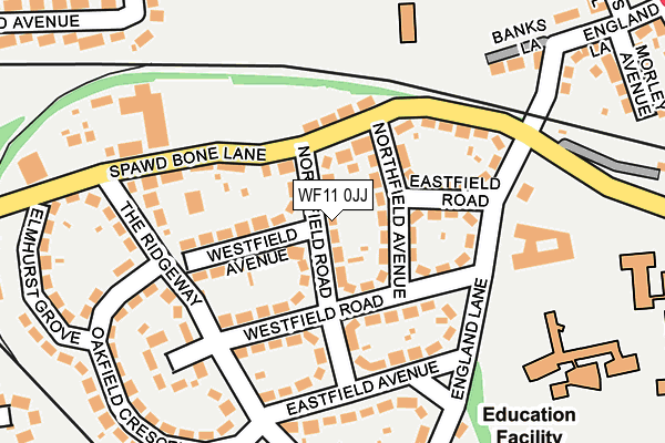 WF11 0JJ map - OS OpenMap – Local (Ordnance Survey) WF11 0JJ map - OS OpenMap – Local (Ordnance Survey)