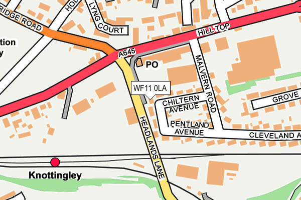 WF11 0LA map - OS OpenMap – Local (Ordnance Survey) WF11 0LA map - OS OpenMap – Local (Ordnance Survey)