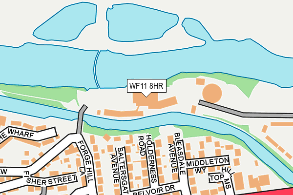 WF11 8HR map - OS OpenMap – Local (Ordnance Survey) WF11 8HR map - OS OpenMap – Local (Ordnance Survey)