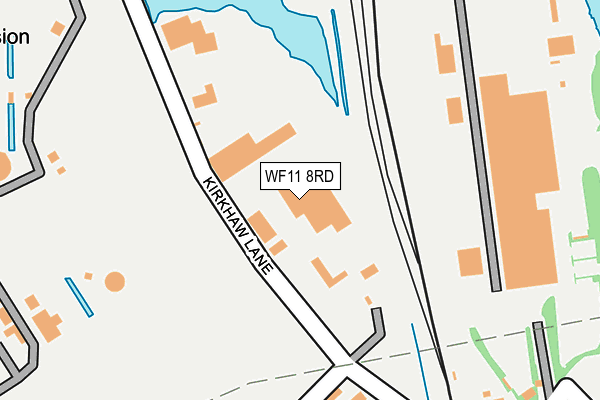 WF11 8RD map - OS OpenMap – Local (Ordnance Survey) WF11 8RD map - OS OpenMap – Local (Ordnance Survey)