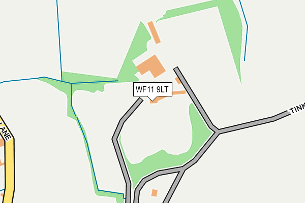 WF11 9LT map - OS OpenMap – Local (Ordnance Survey) WF11 9LT map - OS OpenMap – Local (Ordnance Survey)