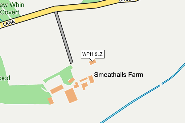 WF11 9LZ map - OS OpenMap – Local (Ordnance Survey) WF11 9LZ map - OS OpenMap – Local (Ordnance Survey)