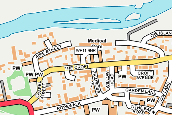 WF11 9NR map - OS OpenMap – Local (Ordnance Survey) WF11 9NR map - OS OpenMap – Local (Ordnance Survey)