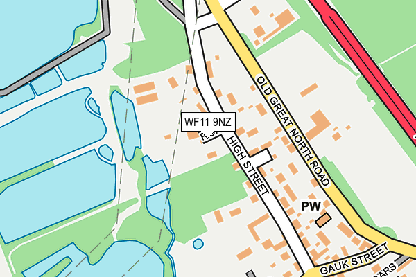 WF11 9NZ map - OS OpenMap – Local (Ordnance Survey) WF11 9NZ map - OS OpenMap – Local (Ordnance Survey)