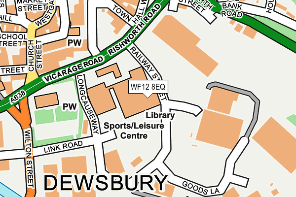 WF12 8EQ map - OS OpenMap – Local (Ordnance Survey) WF12 8EQ map - OS OpenMap – Local (Ordnance Survey)