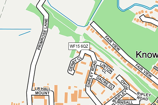 WF15 6QZ map - OS OpenMap – Local (Ordnance Survey) WF15 6QZ map - OS OpenMap – Local (Ordnance Survey)