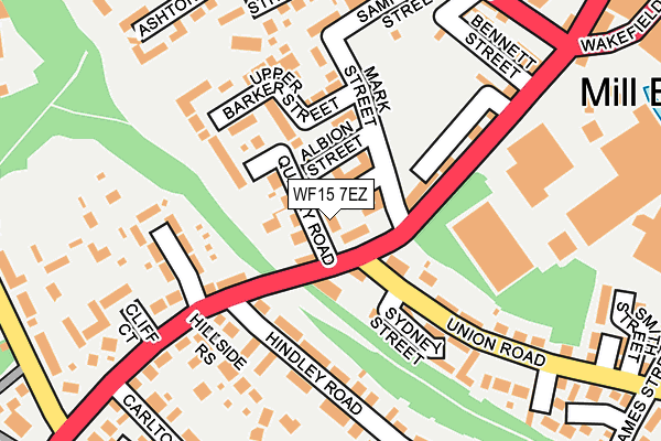 WF15 7EZ map - OS OpenMap – Local (Ordnance Survey) WF15 7EZ map - OS OpenMap – Local (Ordnance Survey)