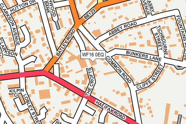 WF16 0EQ map - OS OpenMap – Local (Ordnance Survey) WF16 0EQ map - OS OpenMap – Local (Ordnance Survey)