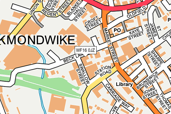 WF16 0JZ map - OS OpenMap – Local (Ordnance Survey) WF16 0JZ map - OS OpenMap – Local (Ordnance Survey)