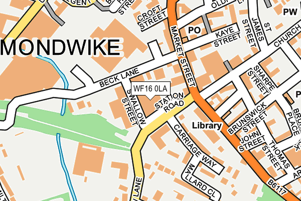 WF16 0LA map - OS OpenMap – Local (Ordnance Survey) WF16 0LA map - OS OpenMap – Local (Ordnance Survey)