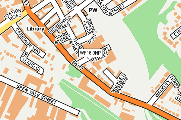 WF16 0NP map - OS OpenMap – Local (Ordnance Survey) WF16 0NP map - OS OpenMap – Local (Ordnance Survey)