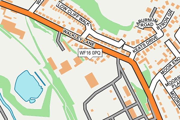 WF16 0PQ map - OS OpenMap – Local (Ordnance Survey) WF16 0PQ map - OS OpenMap – Local (Ordnance Survey)