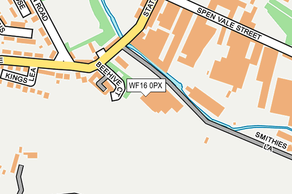 WF16 0PX map - OS OpenMap – Local (Ordnance Survey) WF16 0PX map - OS OpenMap – Local (Ordnance Survey)