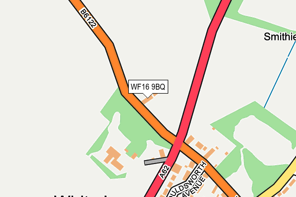 WF16 9BQ map - OS OpenMap – Local (Ordnance Survey) WF16 9BQ map - OS OpenMap – Local (Ordnance Survey)
