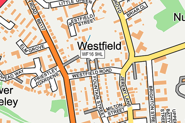 WF16 9HL map - OS OpenMap – Local (Ordnance Survey) WF16 9HL map - OS OpenMap – Local (Ordnance Survey)