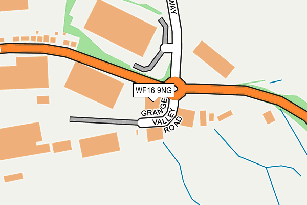 WF16 9NG map - OS OpenMap – Local (Ordnance Survey) WF16 9NG map - OS OpenMap – Local (Ordnance Survey)