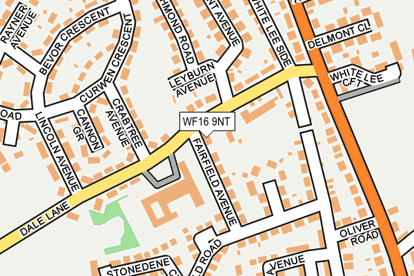 WF16 9NT map - OS OpenMap – Local (Ordnance Survey) WF16 9NT map - OS OpenMap – Local (Ordnance Survey)