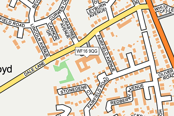 WF16 9QG map - OS OpenMap – Local (Ordnance Survey) WF16 9QG map - OS OpenMap – Local (Ordnance Survey)