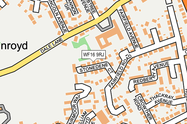 WF16 9RJ map - OS OpenMap – Local (Ordnance Survey) WF16 9RJ map - OS OpenMap – Local (Ordnance Survey)