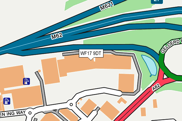WF17 9DT map - OS OpenMap – Local (Ordnance Survey) WF17 9DT map - OS OpenMap – Local (Ordnance Survey)