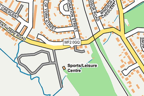 WF2 0GQ map - OS OpenMap – Local (Ordnance Survey) WF2 0GQ map - OS OpenMap – Local (Ordnance Survey)