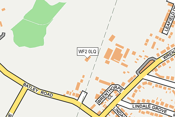 WF2 0LQ map - OS OpenMap – Local (Ordnance Survey) WF2 0LQ map - OS OpenMap – Local (Ordnance Survey)