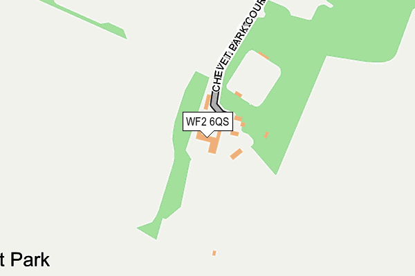 WF2 6QS map - OS OpenMap – Local (Ordnance Survey) WF2 6QS map - OS OpenMap – Local (Ordnance Survey)