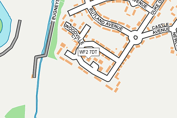 WF2 7DT map - OS OpenMap – Local (Ordnance Survey) WF2 7DT map - OS OpenMap – Local (Ordnance Survey)