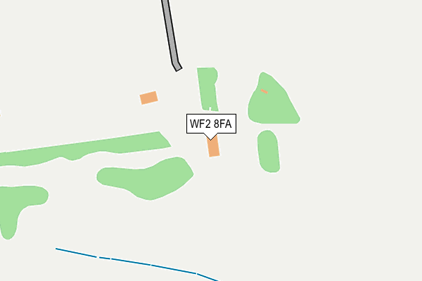 WF2 8FA map - OS OpenMap – Local (Ordnance Survey) WF2 8FA map - OS OpenMap – Local (Ordnance Survey)