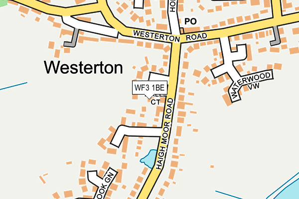 WF3 1BE map - OS OpenMap – Local (Ordnance Survey) WF3 1BE map - OS OpenMap – Local (Ordnance Survey)