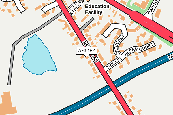 WF3 1HZ map - OS OpenMap – Local (Ordnance Survey) WF3 1HZ map - OS OpenMap – Local (Ordnance Survey)