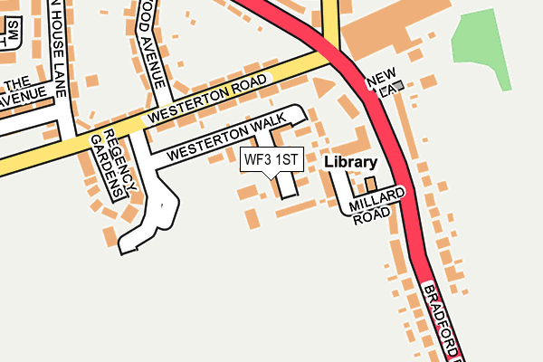 WF3 1ST map - OS OpenMap – Local (Ordnance Survey) WF3 1ST map - OS OpenMap – Local (Ordnance Survey)