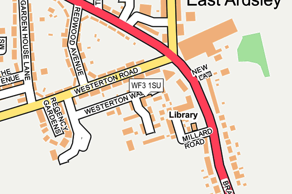 WF3 1SU map - OS OpenMap – Local (Ordnance Survey) WF3 1SU map - OS OpenMap – Local (Ordnance Survey)