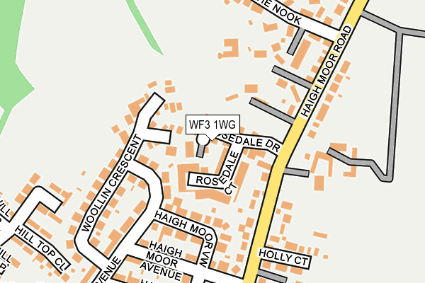 WF3 1WG map - OS OpenMap – Local (Ordnance Survey) WF3 1WG map - OS OpenMap – Local (Ordnance Survey)