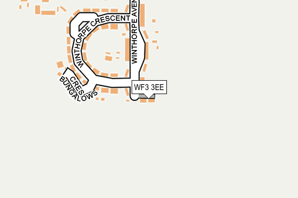 WF3 3EE map - OS OpenMap – Local (Ordnance Survey) WF3 3EE map - OS OpenMap – Local (Ordnance Survey)