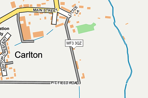WF3 3QZ map - OS OpenMap – Local (Ordnance Survey) WF3 3QZ map - OS OpenMap – Local (Ordnance Survey)