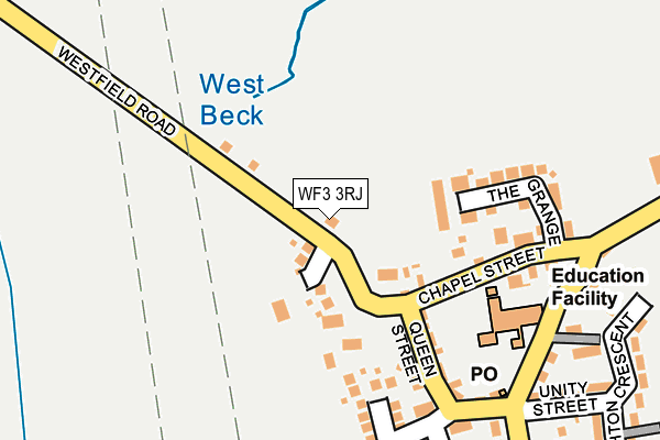 WF3 3RJ map - OS OpenMap – Local (Ordnance Survey) WF3 3RJ map - OS OpenMap – Local (Ordnance Survey)