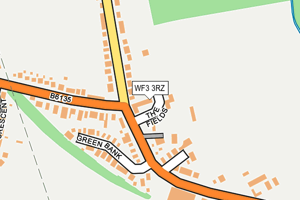 WF3 3RZ map - OS OpenMap – Local (Ordnance Survey) WF3 3RZ map - OS OpenMap – Local (Ordnance Survey)