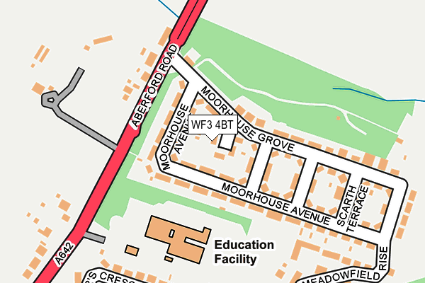 WF3 4BT map - OS OpenMap – Local (Ordnance Survey) WF3 4BT map - OS OpenMap – Local (Ordnance Survey)
