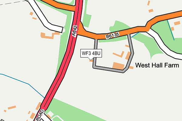 WF3 4BU map - OS OpenMap – Local (Ordnance Survey) WF3 4BU map - OS OpenMap – Local (Ordnance Survey)