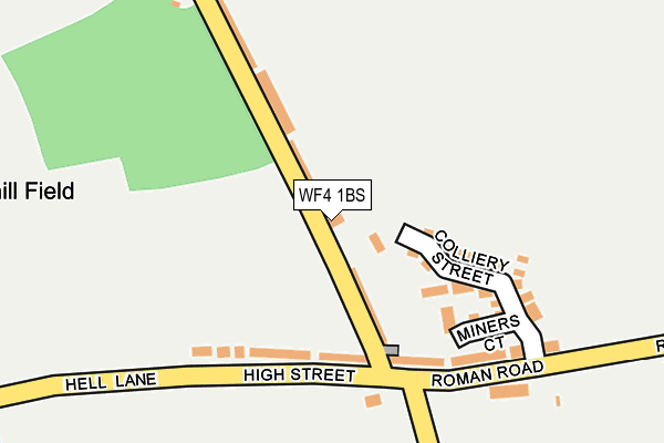 WF4 1BS map - OS OpenMap – Local (Ordnance Survey) WF4 1BS map - OS OpenMap – Local (Ordnance Survey)