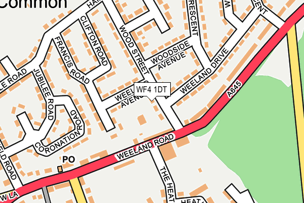 WF4 1DT map - OS OpenMap – Local (Ordnance Survey) WF4 1DT map - OS OpenMap – Local (Ordnance Survey)